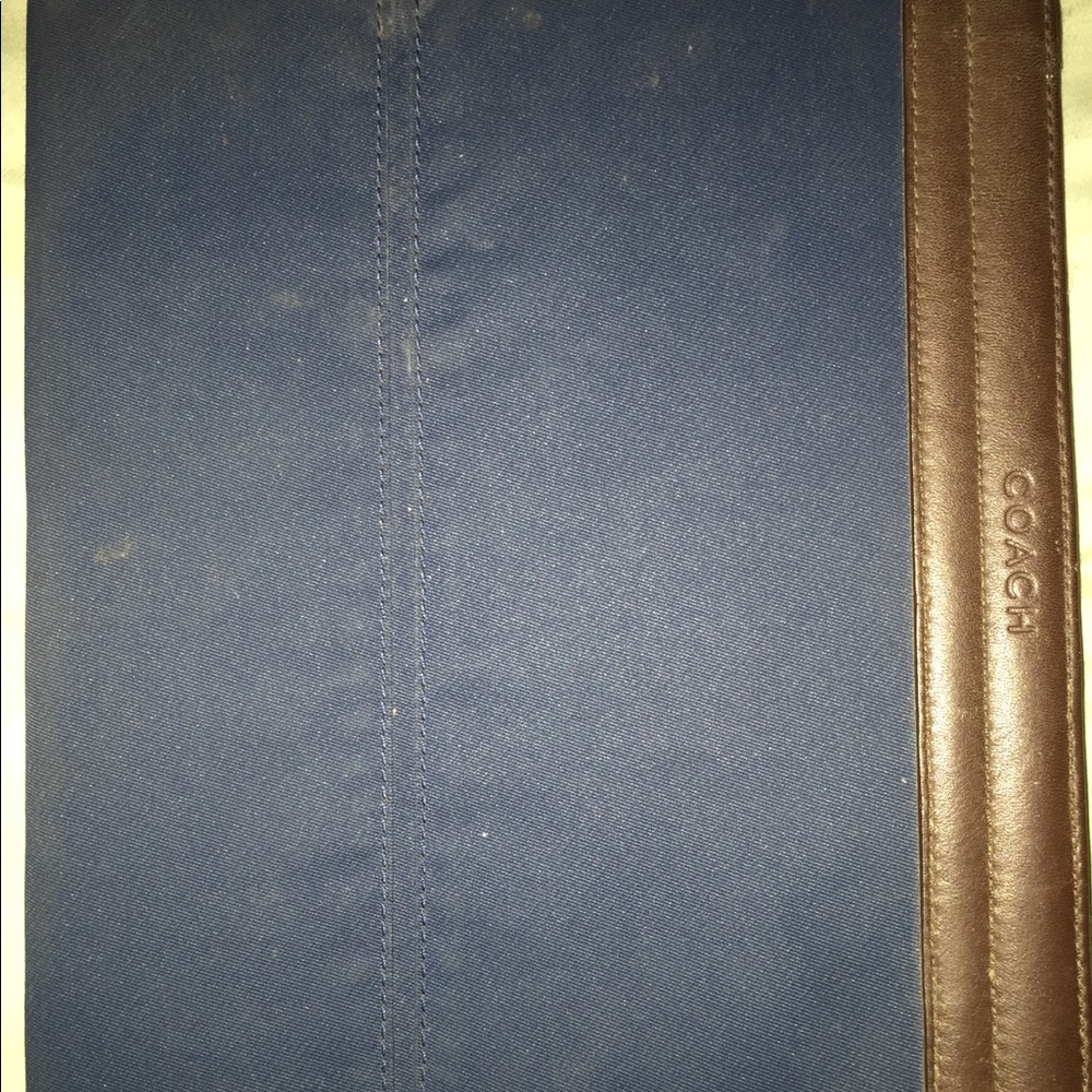 Coach iPad cover.
